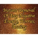 Instant Removal Of Negative Energy