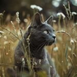Grey Cat Witches Familiar