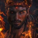 Handsome Arabian Fire Djinn Spirit