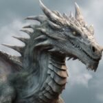 Rare Grey Dragon Spirit Companion
