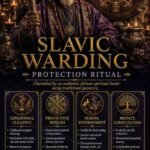 Slavic Warding Djinn Protection Spell - Custom Slavic Warding Djinn Protection Spell flyer for clients in Ostrava and Brno featuring an authentic African traditional healer and protective folk magic elemental circles.